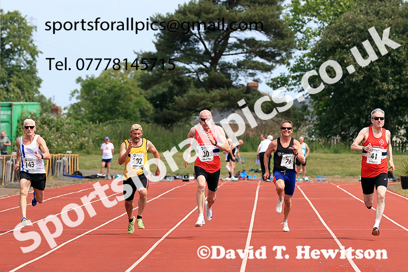 100 metres, 2025 NEMAA Track and Field, Monkton. Photo: David T. Hewitson/Sports for All Pics